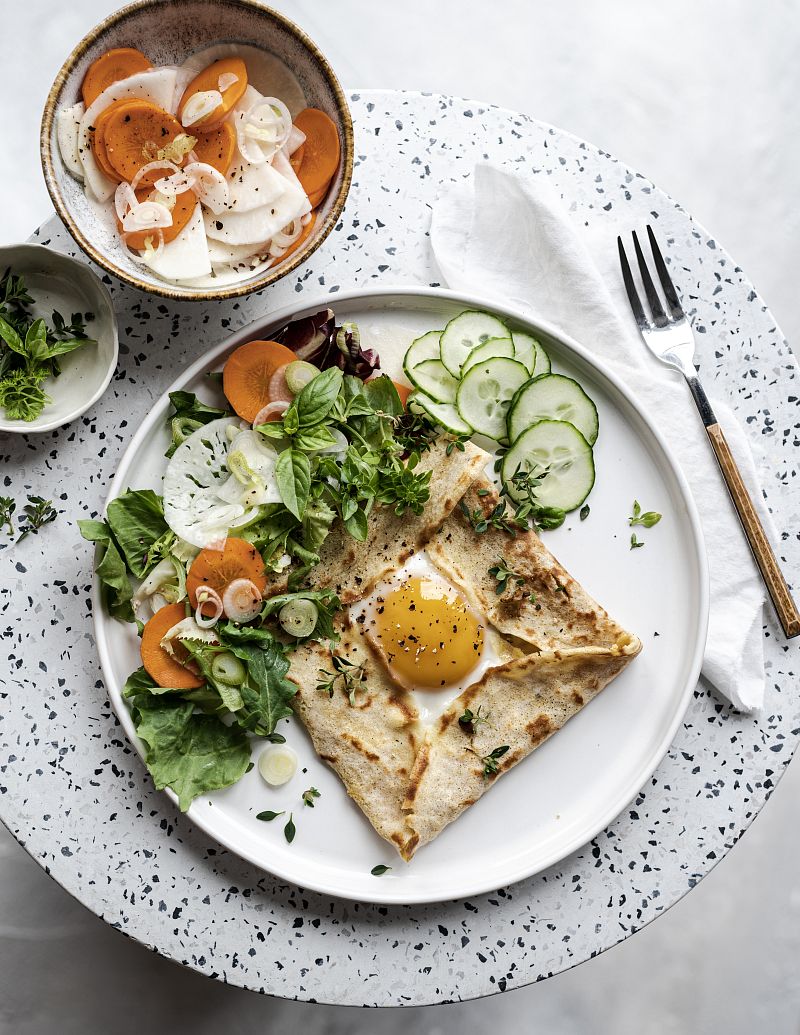 Recept: Slané palačinky s vejcem