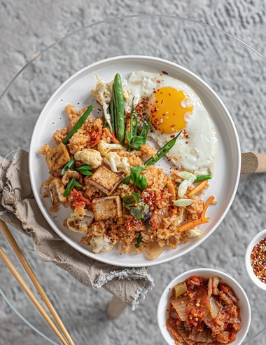 Recept: Smažená rýže s kimchi
